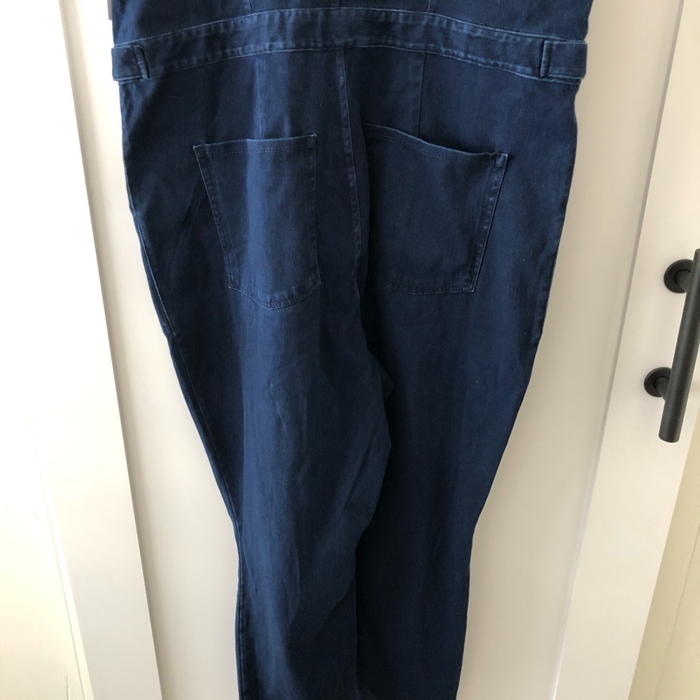 Good American Blue Denim Jumpsuit 6 3X 22/24 - Picture 13 of 14